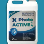 photoactive bidon bleu