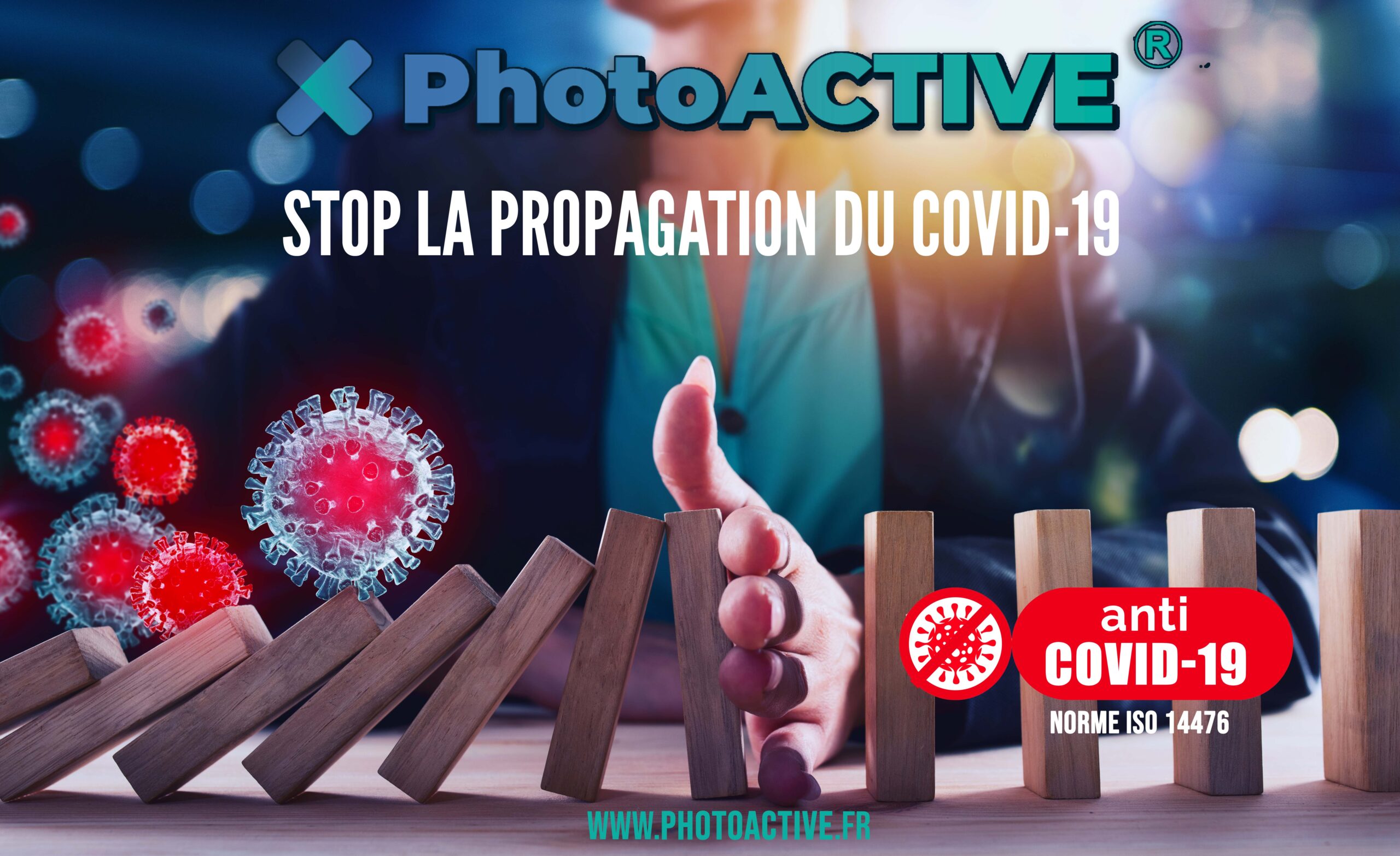 PhotoACTIVE anticovid19 Liquide Antimicrobien Film Antimicrobien 1 an