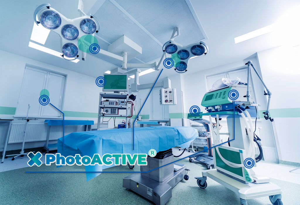 photoACTIVE antimicrobien permanent dans les hopitaux, les cliniques, les cabinets medicaux