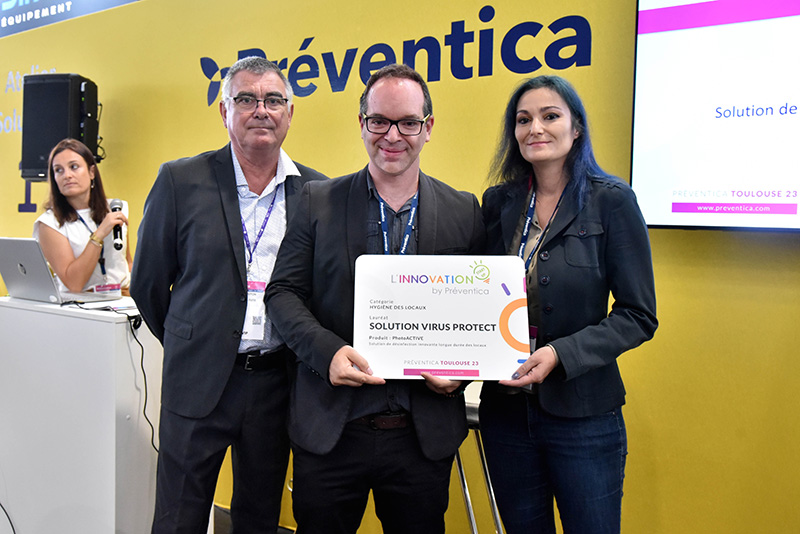 remise des prix innovation de l'année préventica toulouse 2023